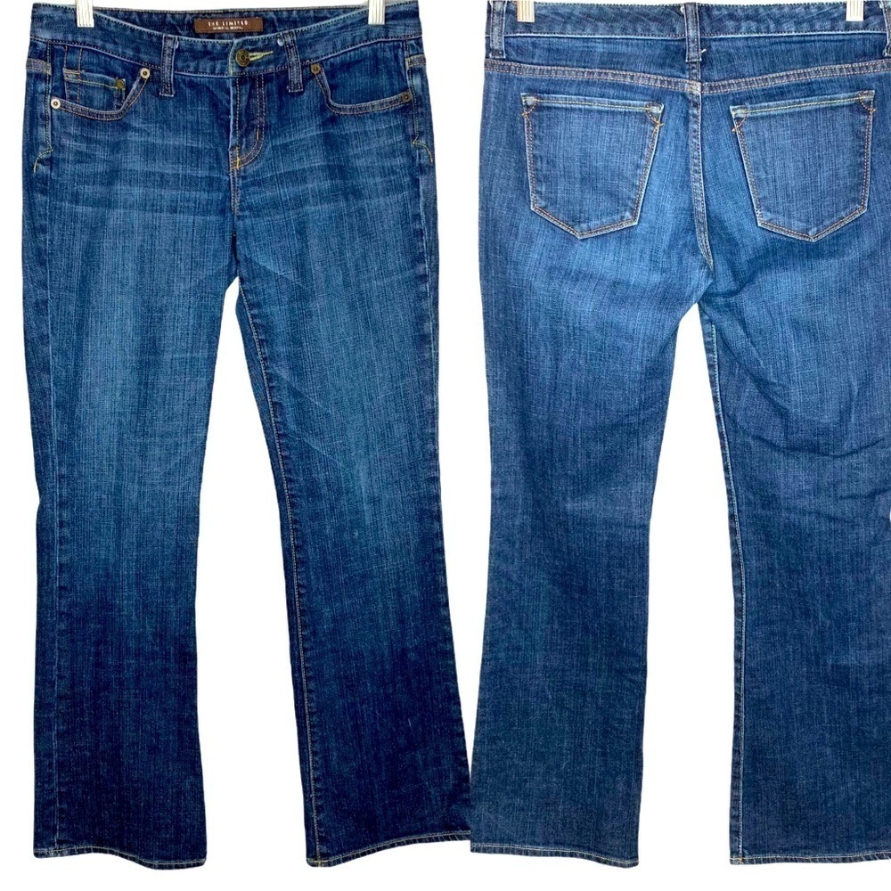 Y2K The Limited Women’s Mid Rise Regular Wash Boot Leg Stretch Blue Jeans Size 6